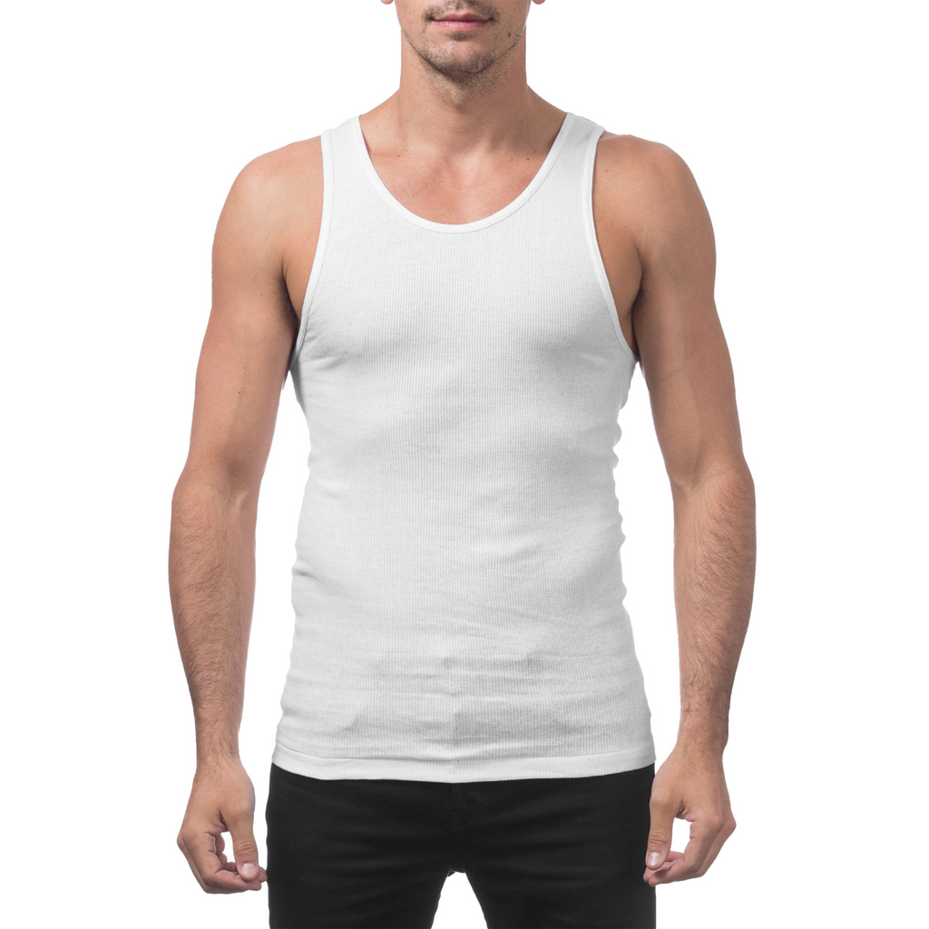 Pro Club Men's Premium Ringspun Cotton Ribbed A-Shirt