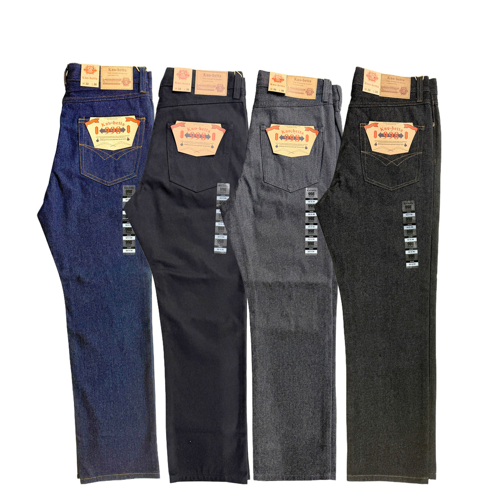 Kno-Betta Regular Fit Straight Leg Denim Jeans