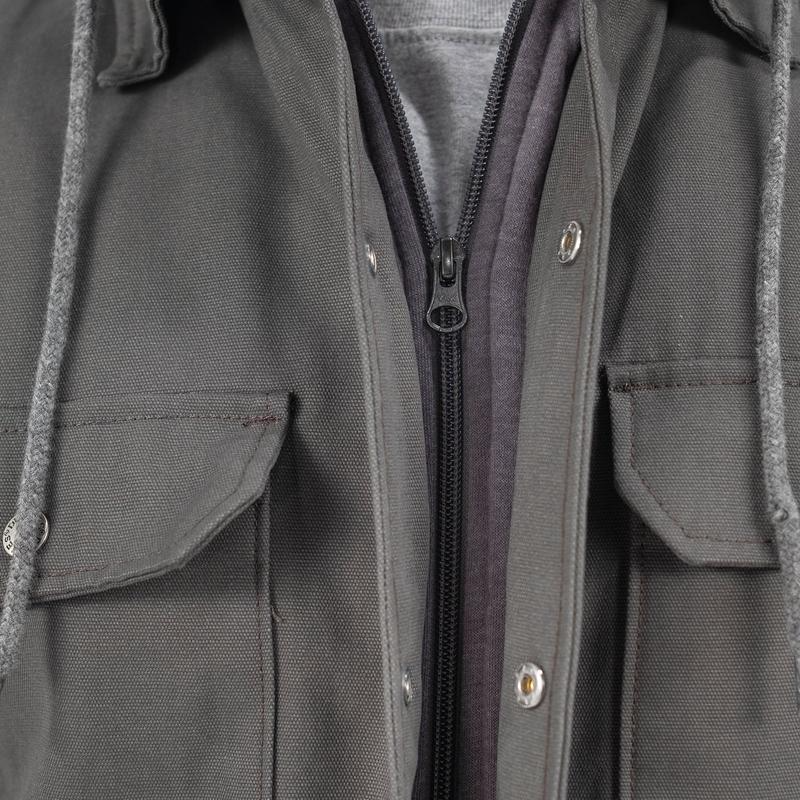 Dickies Water Repellent Duck Hooded Shirt Jacket