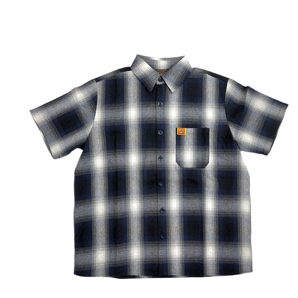 FB County Short Sleeve Checker Flannel Shirt