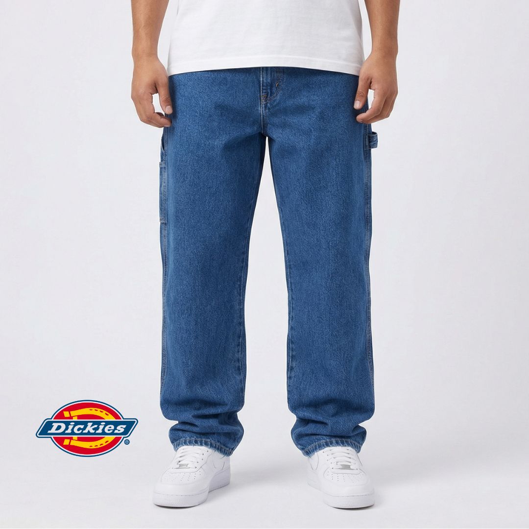 Dickies Relaxed Fit Carpenter Jeans - Stonewashed